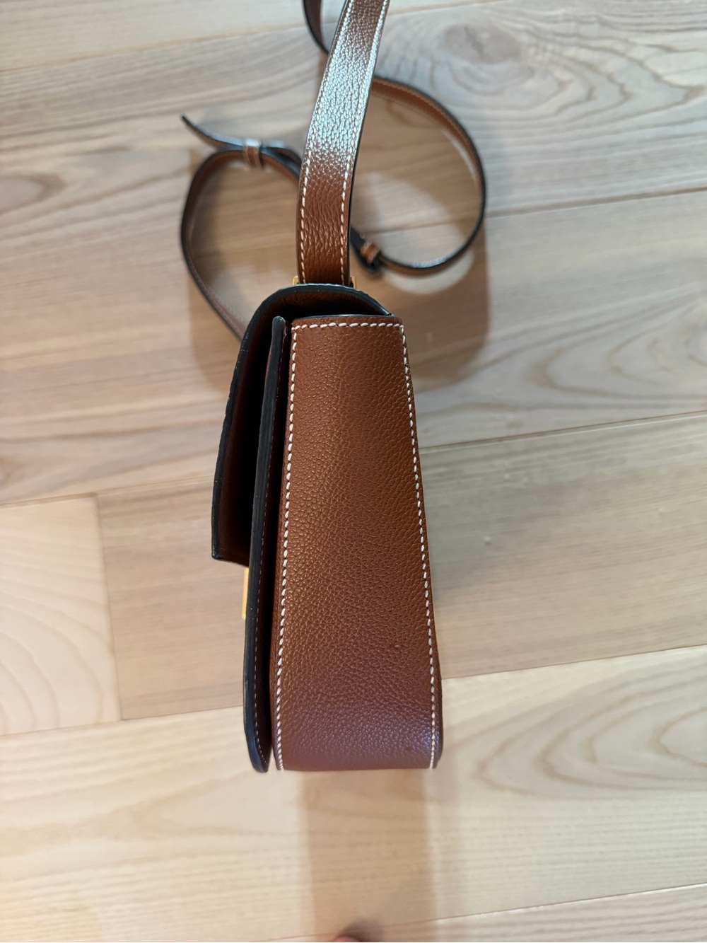 DEMELLIER VANCOUVER TAN SMALL GRAIN STITCHING - Picture 5 of 16